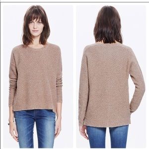 Madewell Landmark Texture Sweater; Oatmeal